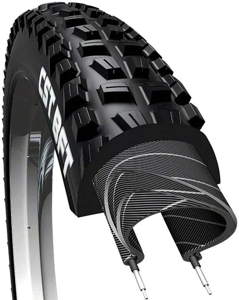 CST BFT Plus Mountain Bike Tire 20x4.0-inch Clincher Wire in Black-1