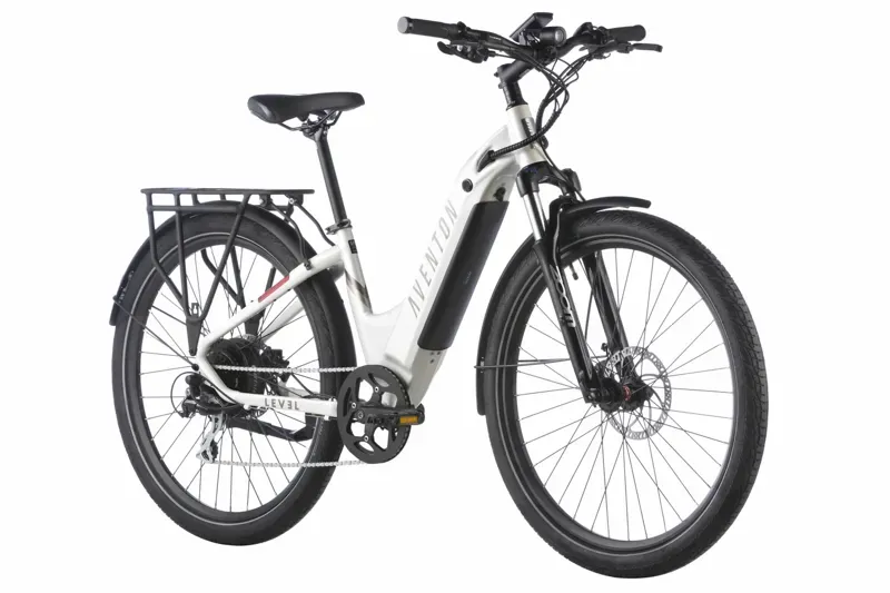 Aventon Level.2 Step-Through Commuter E-Bike In Polar-1