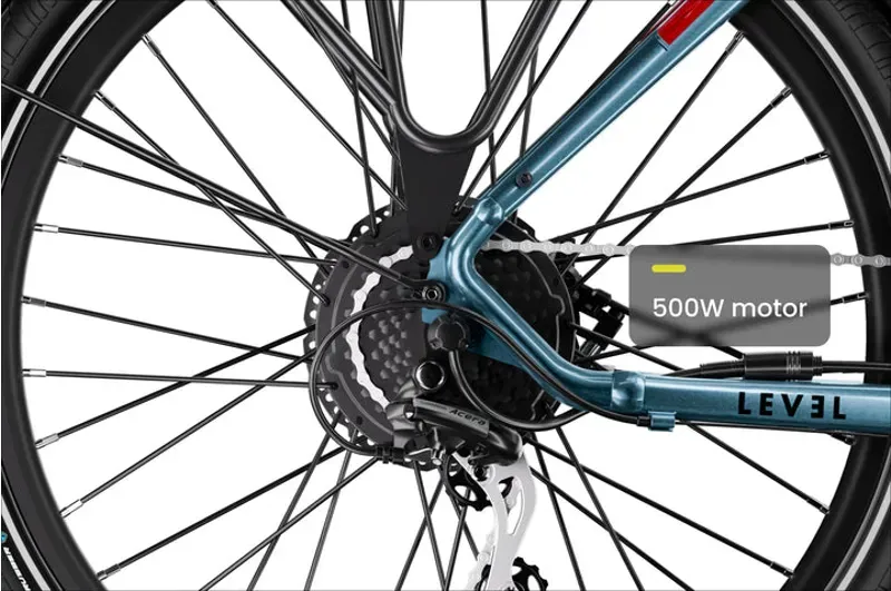 Aventon Level.2 Step-Through Commuter E-Bike In Polar-4