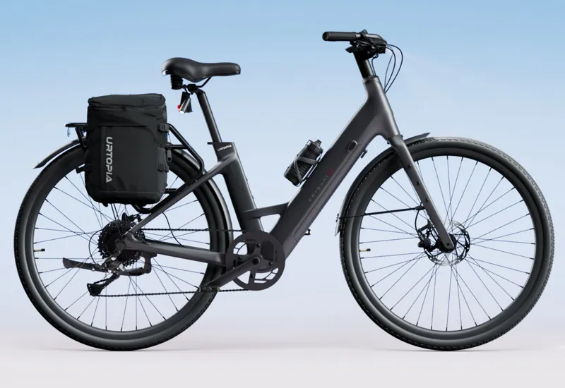 Urtopia Carbon 1 Step-Thru E-bike Black Medium-1