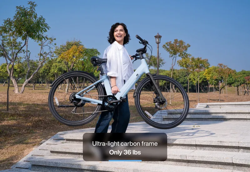 Urtopia Carbon 1 Step-Thru E-bike Blue -2