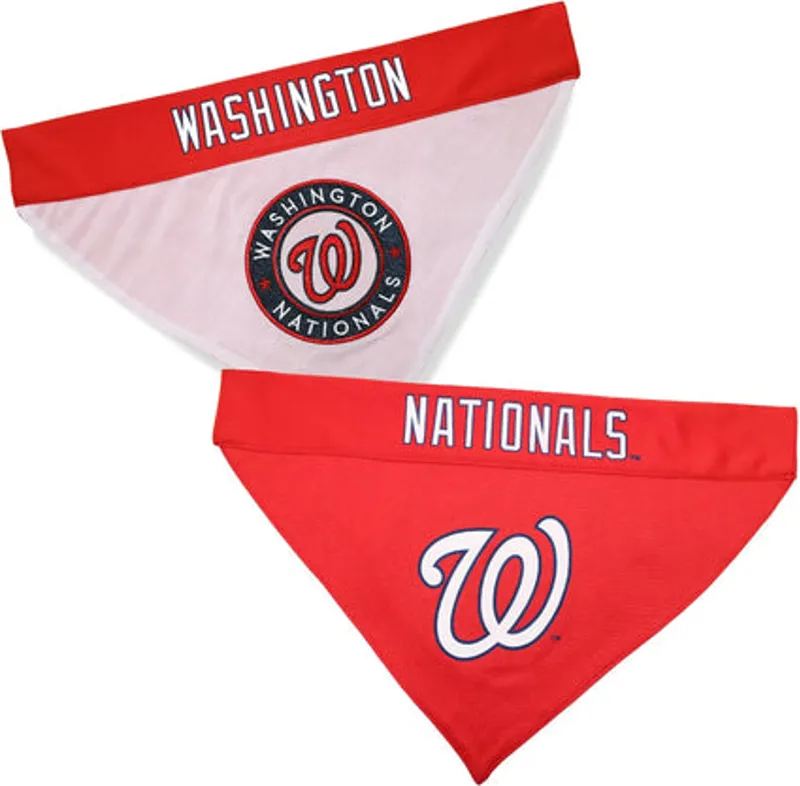 WASHINGTON NATIONALS REVERSIBLE BANDANA IN RED EXTRA LARGE