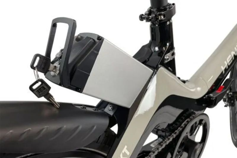 Fold Up EBike - Blaupunkt Henri Electric Bike in Silver/Black -3