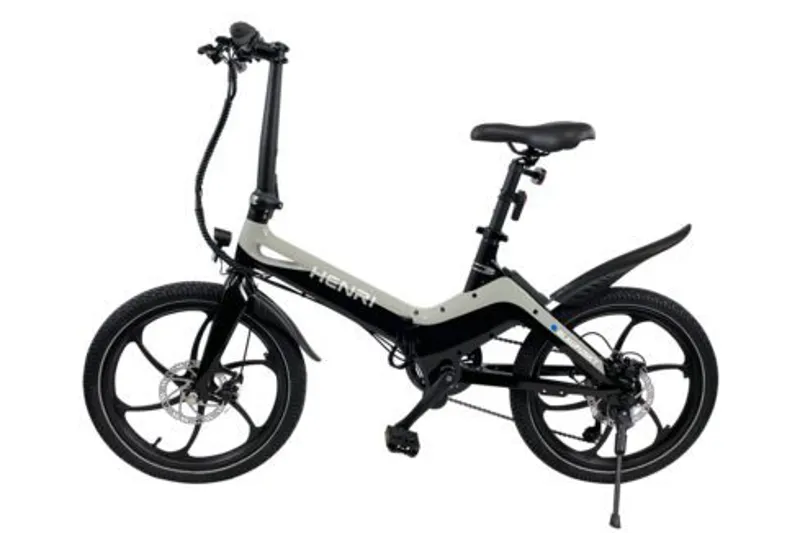 Fold Up EBike - Blaupunkt Henri Electric Bike in Silver/Black -1