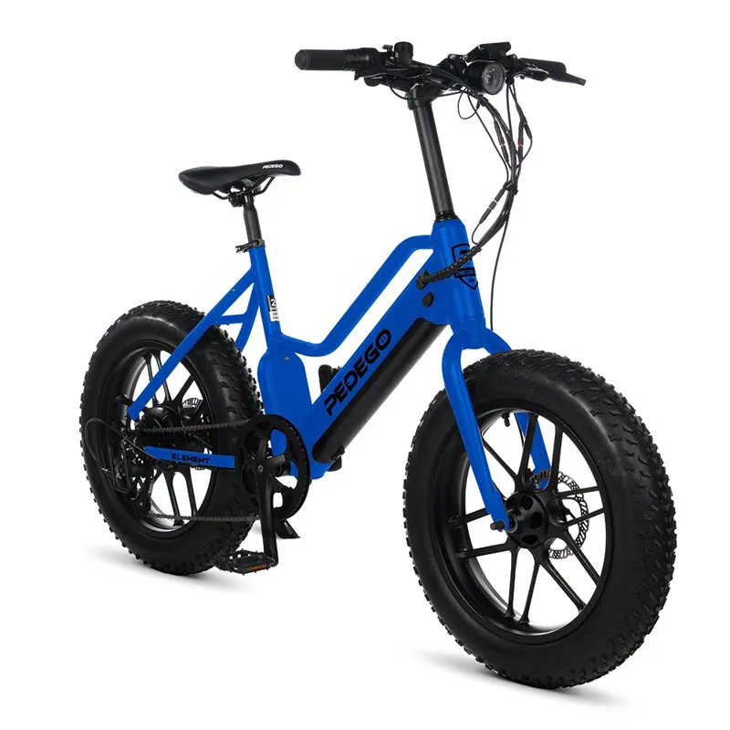 Element Fat Tire V2 500W - Blue with MAG Wheels- 48V-14Ah Battery
