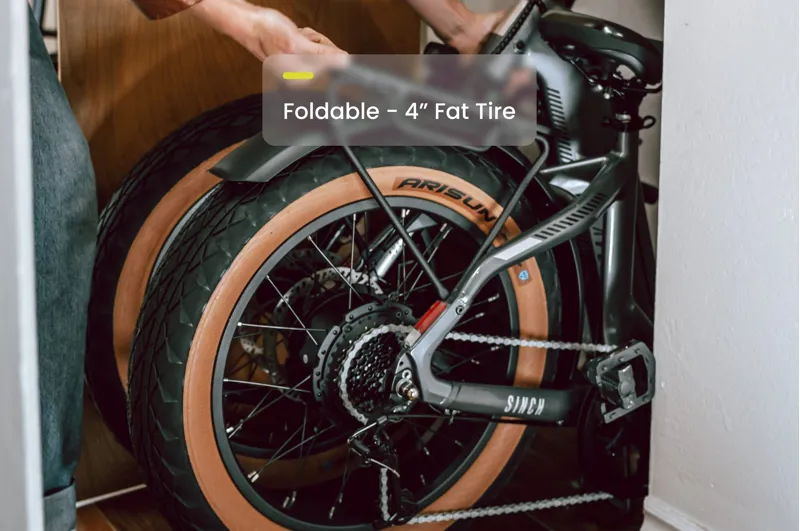 Aventon Sinch.2 Foldable E-Bike In Saphire-8