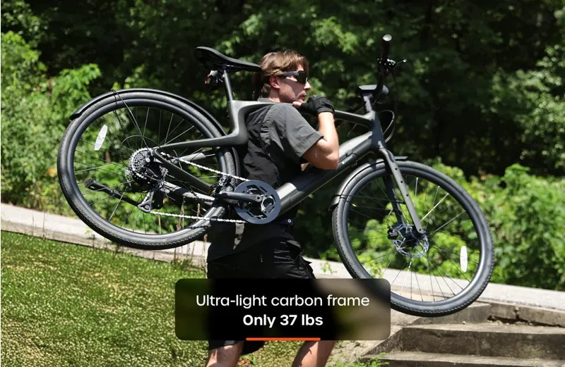 Urtopia Carbon 1 Step-Thru E-bike Black Medium-9
