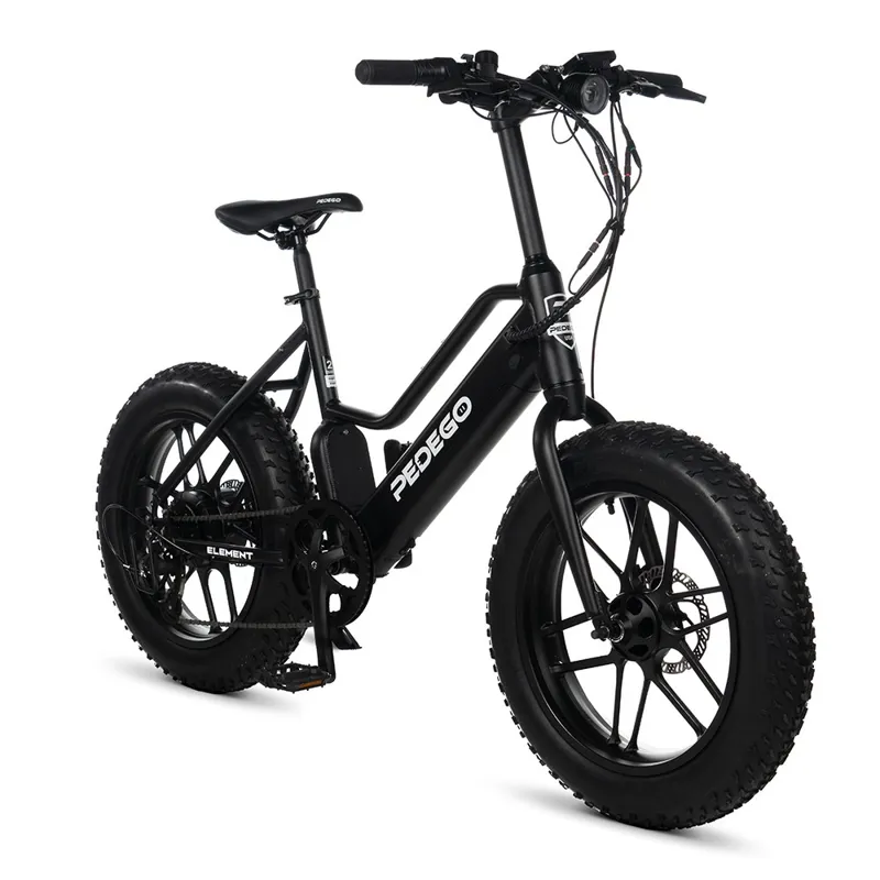 Element Fat Tire V2 500W - Black with MAG Wheels - 48V-14Ah Battery