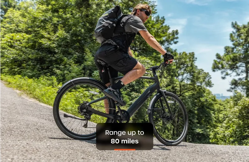 Urtopia Carbon 1 Step-Thru E-bike Black Medium-10