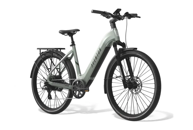 Aventon Level 3 Step Through Commuter Electric Bike L Glacier Mint-10