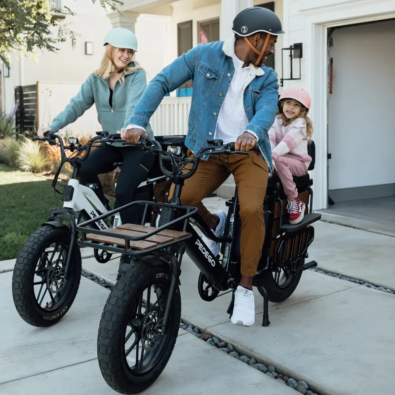 Pedego Cargo 749W Ebike Black with Mag Wheels 48V - 14Ah Battery-2