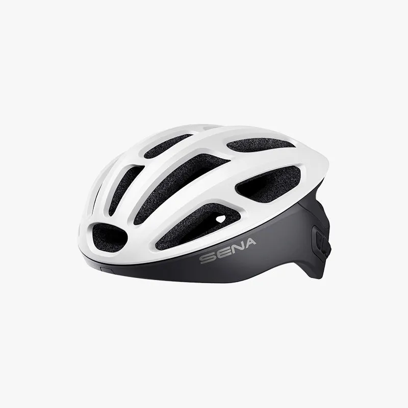 Sena R1 Evo Smart Cycling Helmet in Matt White-2