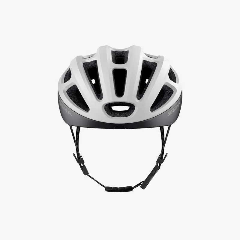 Sena R1 Evo Smart Cycling Helmet in Matt White-3