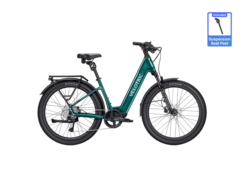 Velotric Discover 3 - Step Thru - Large - Emerald Green Color-1