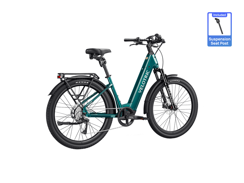 Velotric Discover 3 - Step Thru - Large - Emerald Green Color-2