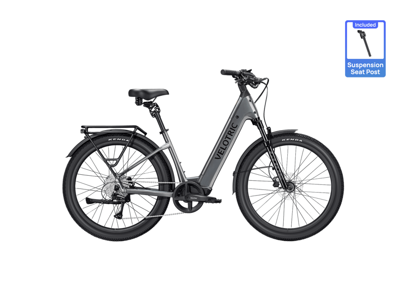 Velotric Discover 3 - Step Thru - Large - Grey Color-1