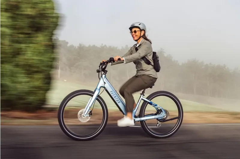 Aventon Pace 4 Step Through Large Blue-11