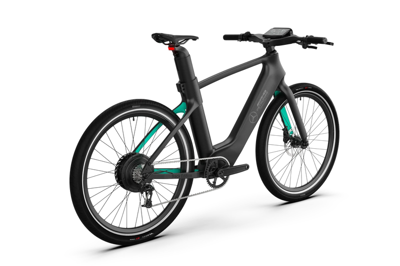 Mercedes-AMG F1 Team Track Edition 250 Electric Bike and Helmet in Black-1