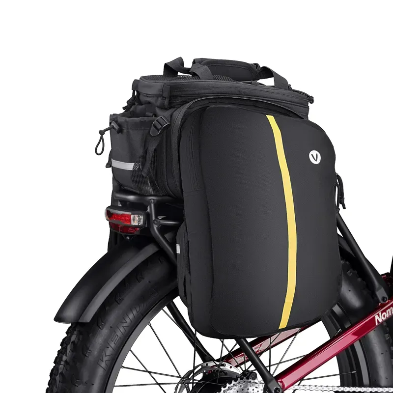 Velotric Rack Top Bag in Black-2